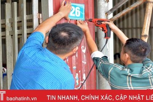 TX Kỳ Anh xóa 'nhà không số, phố không tên' ở 6 phường trung tâm