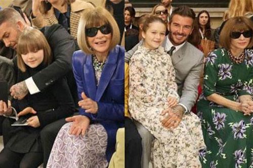 Gia đình Beckham dắt nhau đi sự kiện của mẹ: Harper nổi nhất nhà, gây choáng với màn 'dậy thì' sau 7 tháng