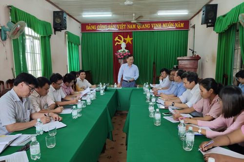 Lãnh đạo tỉnh Khánh Hòa làm việc tại các địa phương