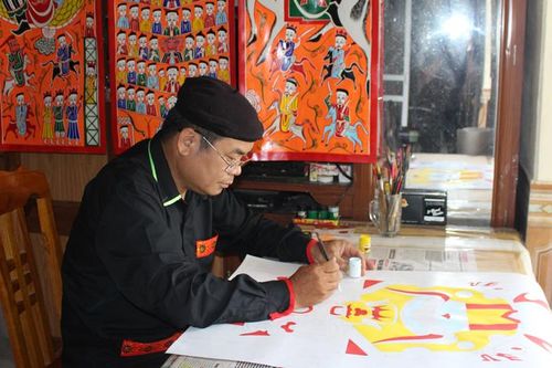 Độc đáo tranh thờ của người Dao
