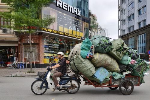 Chở hàng cồng kềnh bị phạt bao nhiêu?