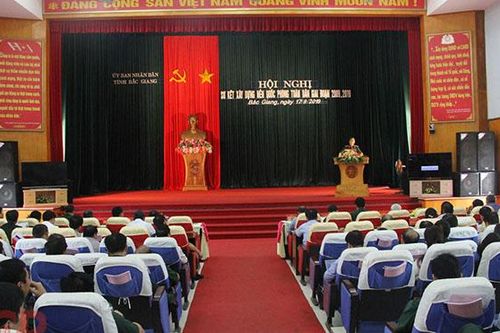 Tỉnh Bắc Giang xây dựng lực lượng vũ trang địa phương vững mạnh
