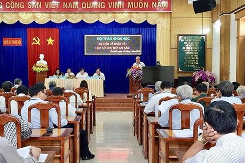 Hội thảo khoa học 'Sự kiện lịch sử và nhân vật lịch sử Chợ Mới 320 năm'