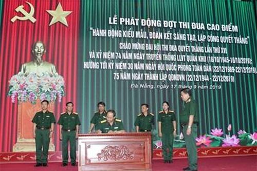 Cục Chính trị Quân khu 5 phát động đợt thi đua cao điểm