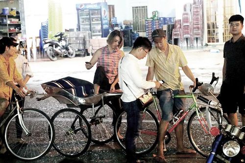 Đi xe vua ở Châu Đốc