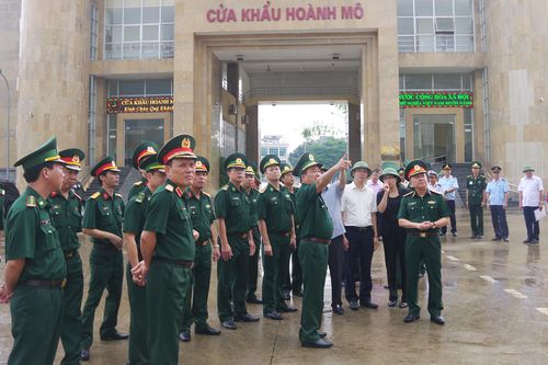 Khảo sát thực tế chuẩn bị cho Giao lưu hữu nghị Quốc phòng biên giới Việt Nam-Trung Quốc lần thứ 6