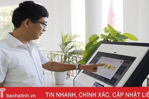 Người dân Hà Tĩnh đánh giá chất lượng CBCC tại Trung tâm Hành chính công với 5 cấp độ