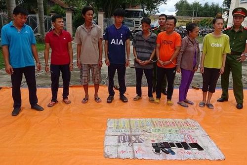 Phá sòng bạc ở vườn cao su, rừng phòng hộ Tây Ninh