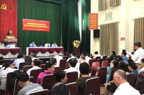 Lịch tiếp xúc cử tri trước kỳ họp thứ tám Quốc hội khóa XIV của Đoàn đại biểu Quốc hội thành phố Hà Nội