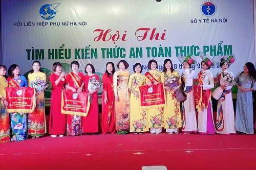 Huyện Gia Lâm đạt giải Nhất Hội thi 'Tìm hiểu kiến thức về an toàn thực phẩm'