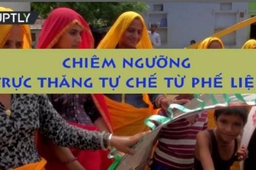 Chiêm ngưỡng 'trực thăng' tự chế từ phế liệu