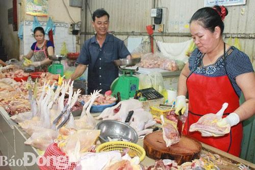 Giá thịt gà bán lẻ vẫn cao