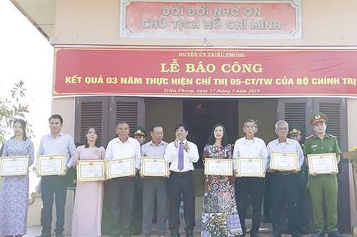 Triệu Phong nỗ lực hoàn thành các mục tiêu, nhiệm vụ năm 2019