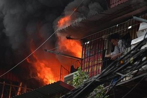 Cận cảnh hiện trường vụ cháy 'chuồng cọp' ở khu tập thể Kim Liên
