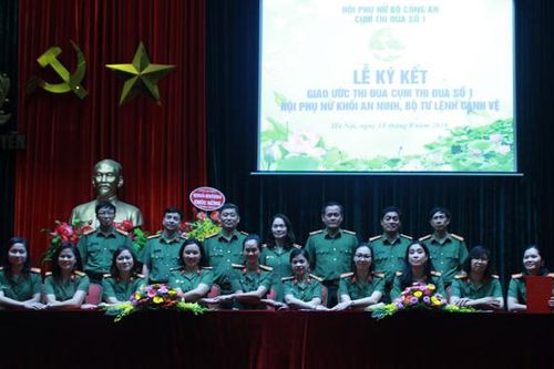 'Phụ nữ CAND học tập và làm theo tư tưởng, đạo đức, phong cách Hồ Chí Minh'