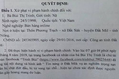 Bị phạt 10 triệu đồng vì bịa ra 'án mạng rùng rợn' rồi lên Facebook