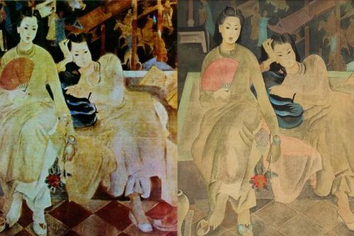 Tranh trưng bày của Bảo tàng Mỹ thuật Việt Nam được Sotheby's chào bán 'ngay trước mắt'