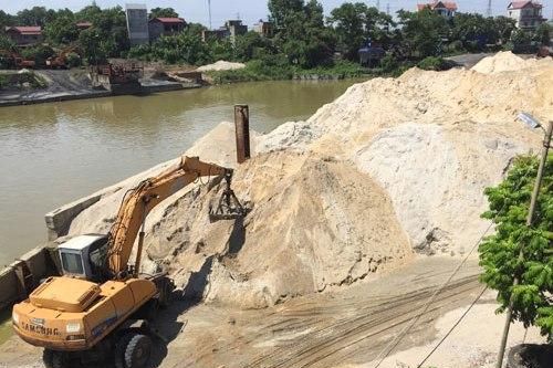 Huyện Sóc Sơn: Chậm xử lý vi phạm bến bãi ven sông