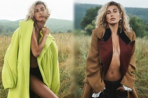 Vợ 'hoàng tử nhạc pop' Justin Bieber 'thả rông vòng 1' táo bạo
