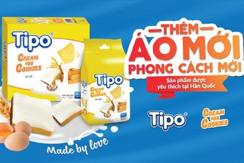 Bánh trứng Tipo 'thêm áo mới cho những trải nghiệm mới'