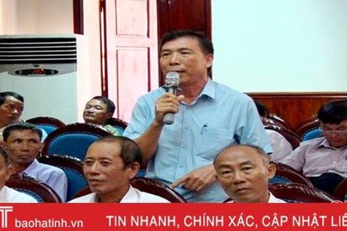 Lãnh đạo TX Kỳ Anh đối thoại với bí thư, trưởng thôn, tổ trưởng tổ dân phố