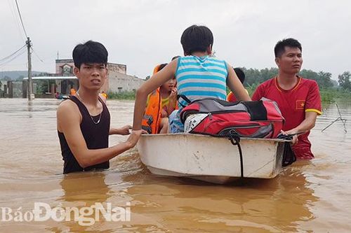 Hồ Trị An xả lũ, xã Bắc Sơn ngập nặng sau nhiều năm