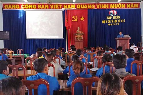 Kbang: Tập huấn nghiệp vụ công tác Đoàn cấp cơ sở năm 2019
