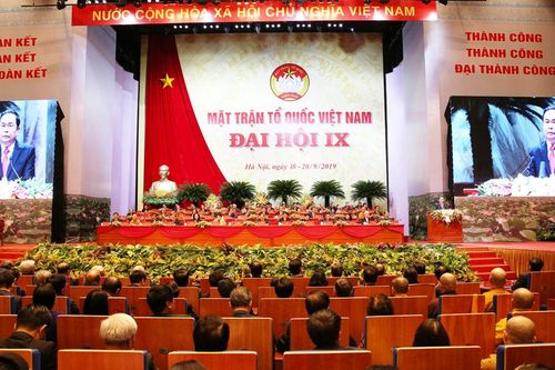 Khai mạc trọng thể Đại hội đại biểu toàn quốc Mặt trận Tổ quốc Việt Nam lần thứ IX