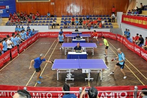 Khai mạc Giải Bóng bàn Cúp Hội Nhà báo Việt Nam lần thứ 13