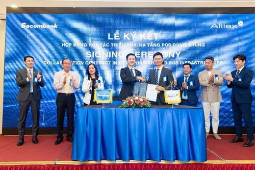 Sacombank và Alliex Việt Nam ký kết hợp tác triển khai hạ tầng Pos dùng chung