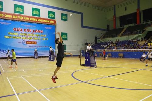 Khai mạc giải cầu lông học sinh tỉnh 2019