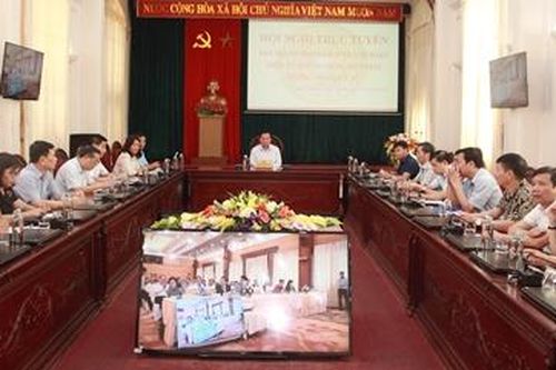 Hội nghị trực tuyến 'Đẩy mạnh triển khai thanh toán điện tử không dùng tiền mặt trong ngành y tế'