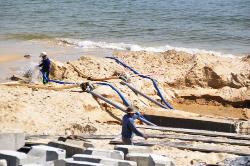 Kinh tế Xây dựng - Giao thông Ngắm công trình kè trăm tỷ trước mùa mưa bão