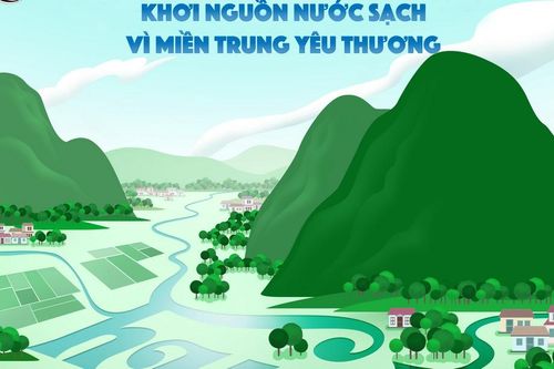 Mang nước sạch đến với những làng quê miền Trung còn khó khăn