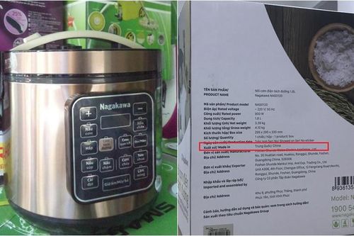 Nồi cơm tách đường Nagakawa: Đặt tên Nhật... lắp ráp linh kiện Trung Quốc?