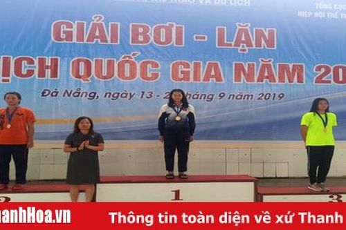 Các VĐV Thanh Hóa khởi đầu ấn tượng tại giải bơi vô địch quốc gia 2019