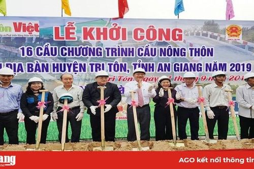 Gần 19 tỷ đồng xây dựng 16 cầu nông thôn ở Tri Tôn