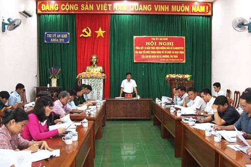 An Khê tổng kết 10 năm thực hiện Hướng dẫn số 35 của Ban tổ chức Trung ương