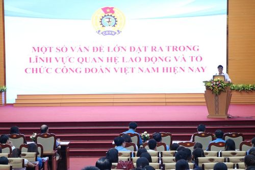 Hội nghị chuyên đề 'Hiệp định đối tác toàn diện và tiến bộ xuyên Thái Bình Dương - thời cơ và thách thức đối với tổ chức Công đoàn'