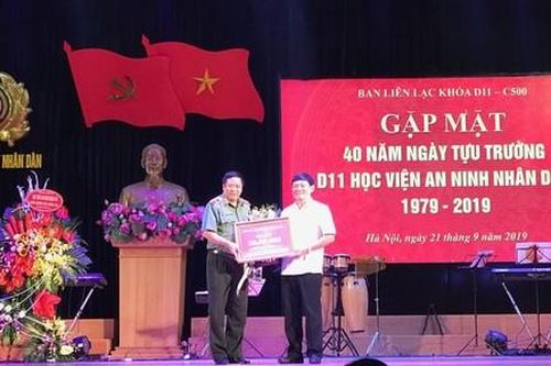 Khóa 11 Học viện An ninh nhân dân kỷ niệm 40 năm ngày tựu trường