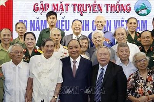 Thủ tướng Nguyễn Xuân Phúc dự gặp mặt Kỷ niệm 70 năm thành lập Trường Thiếu sinh quân Việt Nam