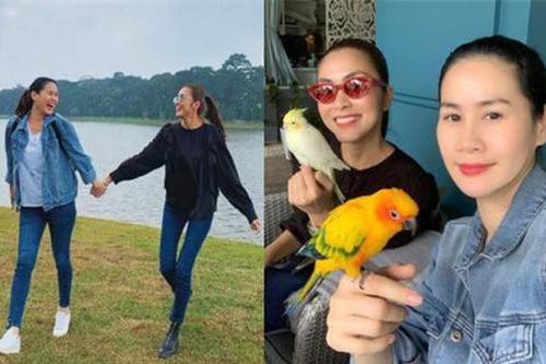 Hà Tăng và Thân Thúy Hà rủ nhau 'trốn con' nghỉ cuối tuần, vóc dáng gầy báo động của nàng ngọc nữ mới gây chú ý