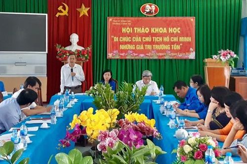 Hội thảo khoa học: 'Di chúc của Chủ tịch Hồ Chí Minh- Những giá trị trường tồn'