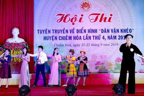 Hội thi tuyên truyền về điển hình Dân vận khéo huyện Chiêm Hóa lần thứ 4 năm 2019