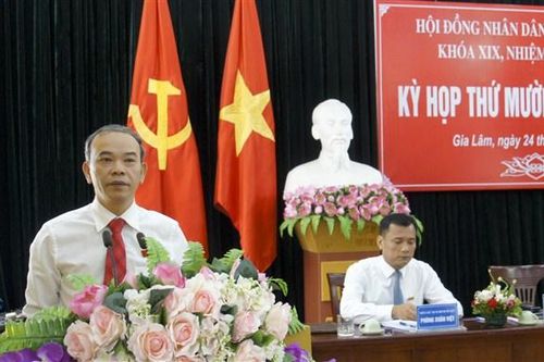 Kỳ họp thứ 10 HĐND huyện Gia Lâm: Tháo gỡ nhiều vướng mắc trong công tác đầu tư