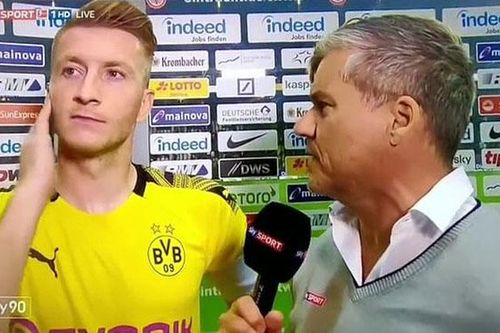 Trai đẹp Marco Reus văng tục trên truyền hình vì bị phóng viên chất vấn