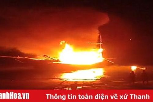 Vụ cháy tàu cá tại xã Hải Châu (Tĩnh Gia): 2 người tử vong, 5 người bị thương, 1 người mất tích