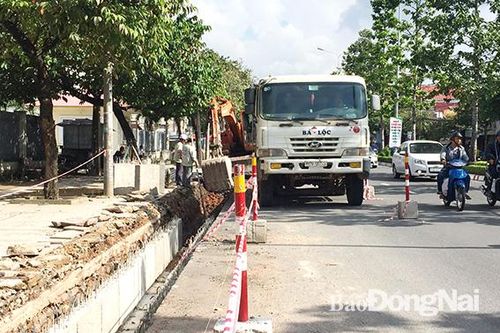 Thi công 2 dự án chống ngập tại TP.Biên Hòa