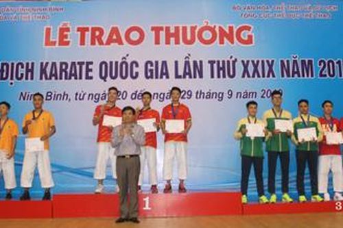 Giải vô địch karate quốc gia lần thứ XXIX năm 2019: Ninh Bình giành 2 huy chương vàng trong ngày khai mạc