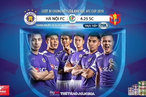 Soi kèo Hà Nội vs 4.25 SC. Trực tiếp bóng đá AFC Cup 2019